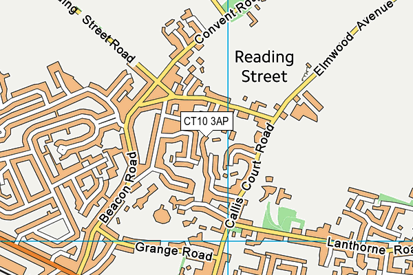 CT10 3AP map - OS VectorMap District (Ordnance Survey)