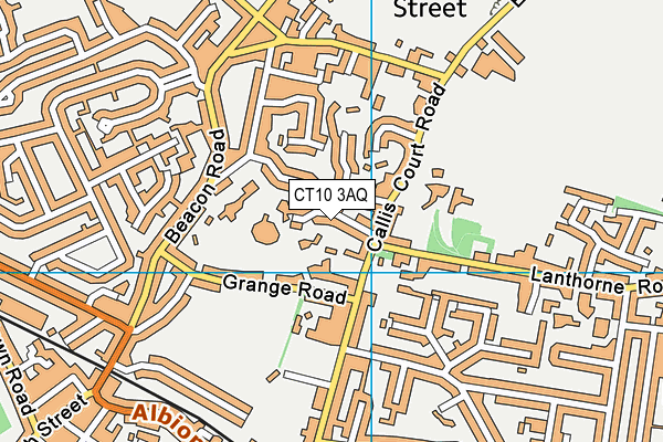 CT10 3AQ map - OS VectorMap District (Ordnance Survey)