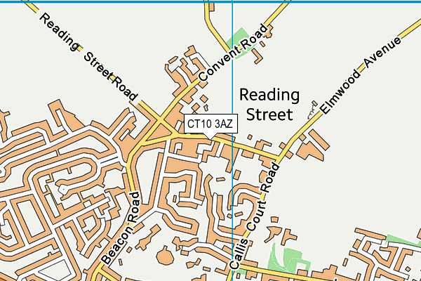 CT10 3AZ map - OS VectorMap District (Ordnance Survey)