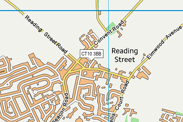 CT10 3BB map - OS VectorMap District (Ordnance Survey)