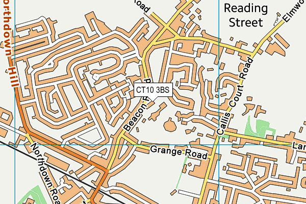 CT10 3BS map - OS VectorMap District (Ordnance Survey)