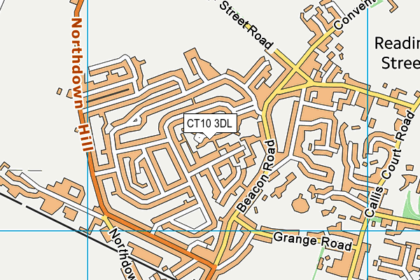 CT10 3DL map - OS VectorMap District (Ordnance Survey)