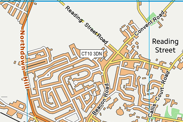 CT10 3DN map - OS VectorMap District (Ordnance Survey)