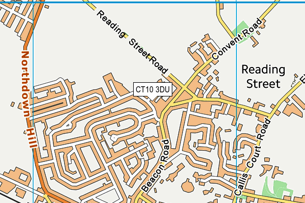 CT10 3DU map - OS VectorMap District (Ordnance Survey)