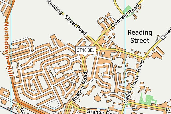 CT10 3EJ map - OS VectorMap District (Ordnance Survey)