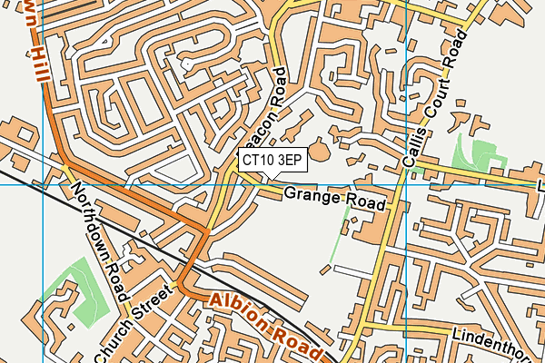 St Peter-in-Thanet CofE Junior School map (CT10 3EP) - OS VectorMap District (Ordnance Survey)