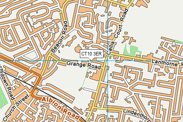 CT10 3ER map - OS VectorMap District (Ordnance Survey)