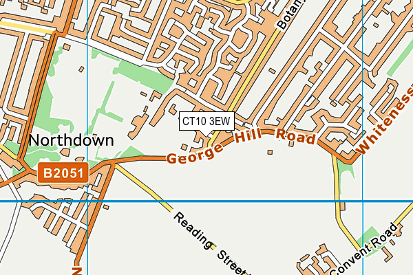 CT10 3EW map - OS VectorMap District (Ordnance Survey)