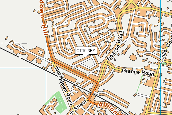 CT10 3EY map - OS VectorMap District (Ordnance Survey)
