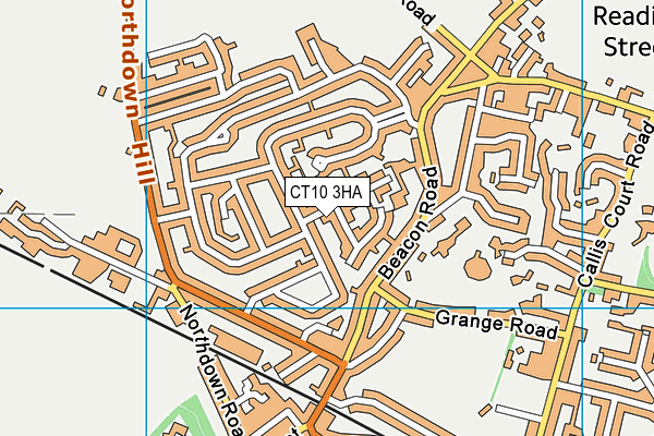 CT10 3HA map - OS VectorMap District (Ordnance Survey)