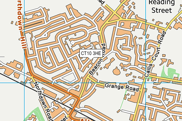 CT10 3HE map - OS VectorMap District (Ordnance Survey)