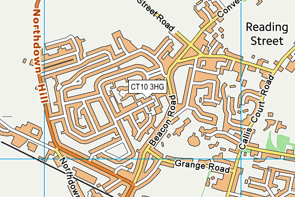 CT10 3HG map - OS VectorMap District (Ordnance Survey)