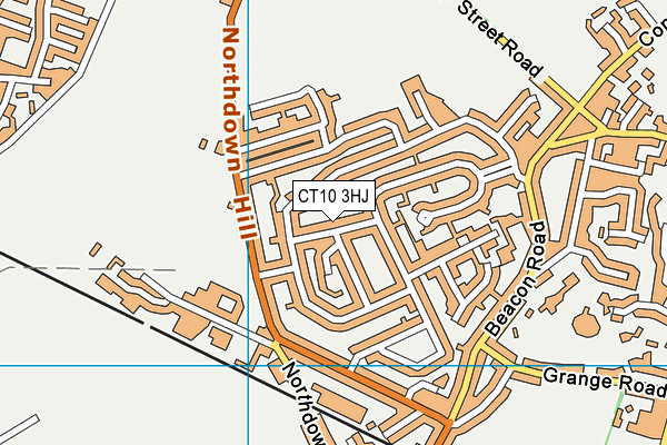 CT10 3HJ map - OS VectorMap District (Ordnance Survey)