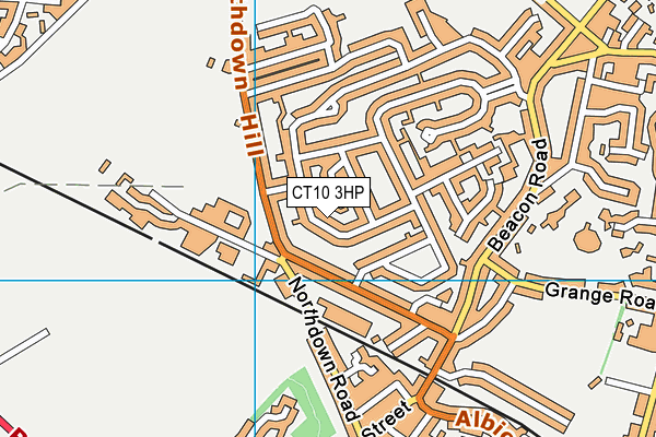 CT10 3HP map - OS VectorMap District (Ordnance Survey)