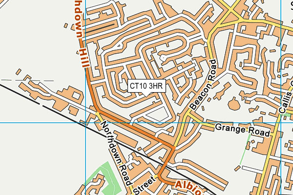 CT10 3HR map - OS VectorMap District (Ordnance Survey)