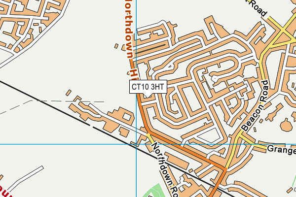 CT10 3HT map - OS VectorMap District (Ordnance Survey)