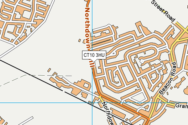 CT10 3HU map - OS VectorMap District (Ordnance Survey)