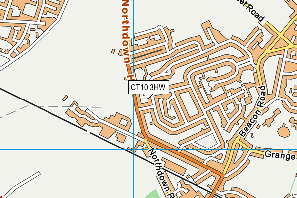 CT10 3HW map - OS VectorMap District (Ordnance Survey)