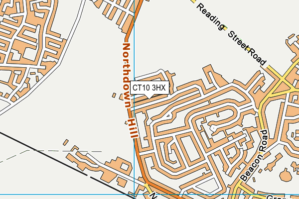 CT10 3HX map - OS VectorMap District (Ordnance Survey)