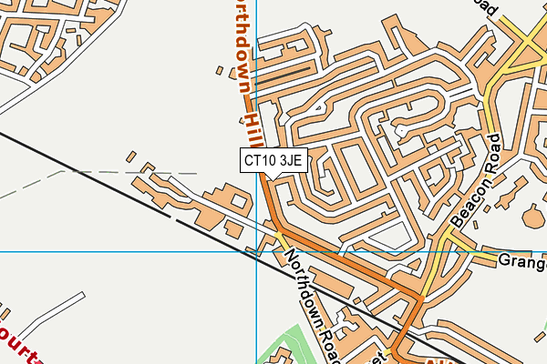 CT10 3JE map - OS VectorMap District (Ordnance Survey)