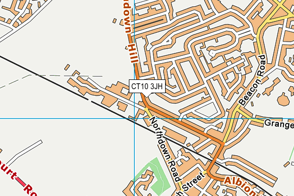 CT10 3JH map - OS VectorMap District (Ordnance Survey)