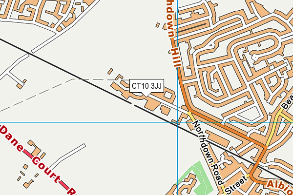 CT10 3JJ map - OS VectorMap District (Ordnance Survey)