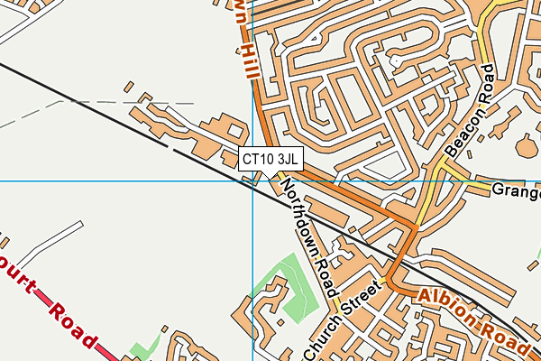 CT10 3JL map - OS VectorMap District (Ordnance Survey)
