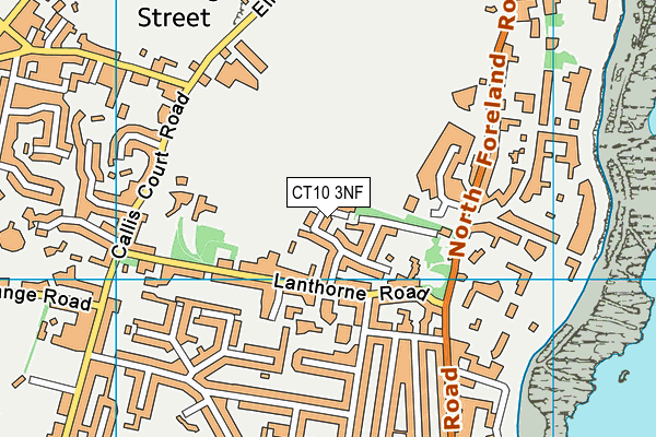 CT10 3NF map - OS VectorMap District (Ordnance Survey)