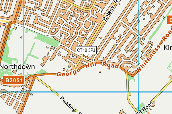 CT10 3PJ map - OS VectorMap District (Ordnance Survey)