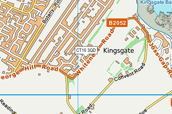 CT10 3QD map - OS VectorMap District (Ordnance Survey)