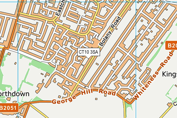 CT10 3SA map - OS VectorMap District (Ordnance Survey)