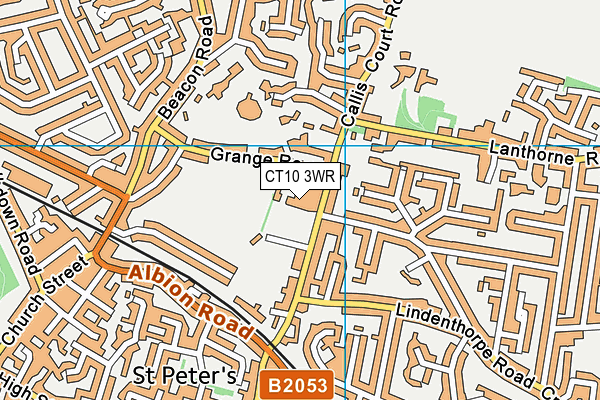 CT10 3WR map - OS VectorMap District (Ordnance Survey)