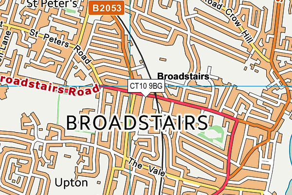 CT10 9BG map - OS VectorMap District (Ordnance Survey)