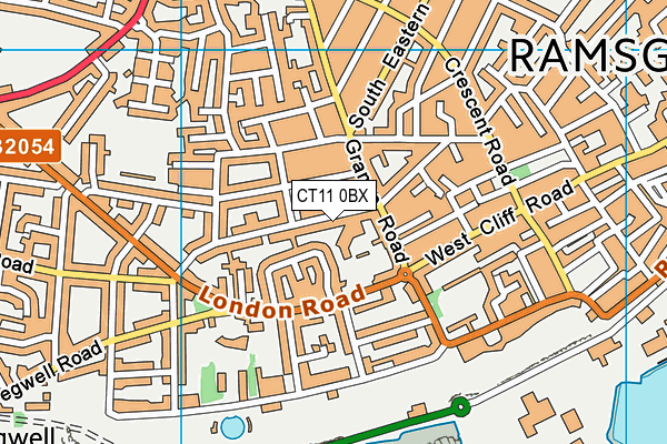 CT11 0BX map - OS VectorMap District (Ordnance Survey)