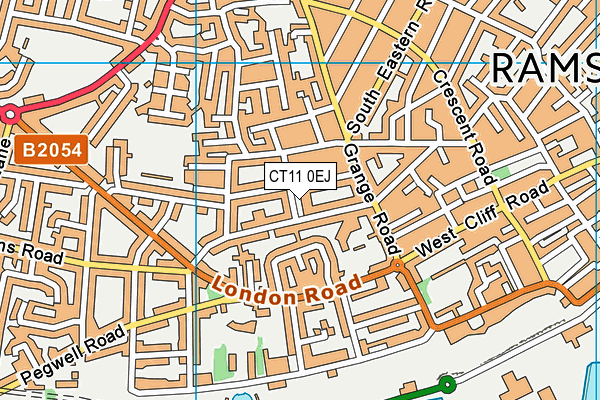 CT11 0EJ map - OS VectorMap District (Ordnance Survey)