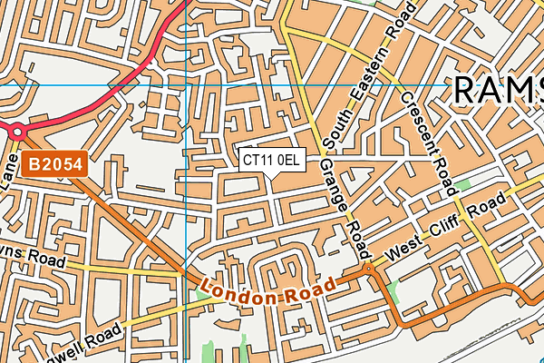 CT11 0EL map - OS VectorMap District (Ordnance Survey)