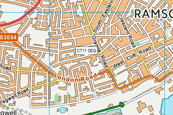 CT11 0EQ map - OS VectorMap District (Ordnance Survey)