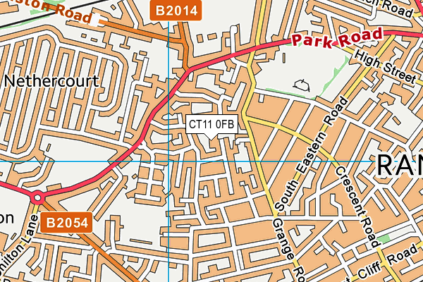 CT11 0FB map - OS VectorMap District (Ordnance Survey)