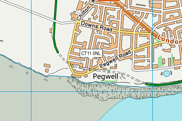 CT11 0NL map - OS VectorMap District (Ordnance Survey)