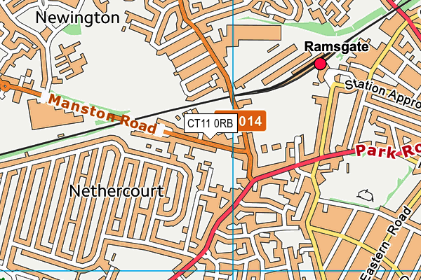 CT11 0RB map - OS VectorMap District (Ordnance Survey)