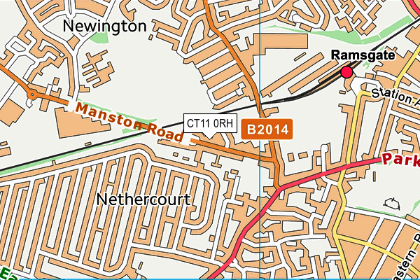 CT11 0RH map - OS VectorMap District (Ordnance Survey)