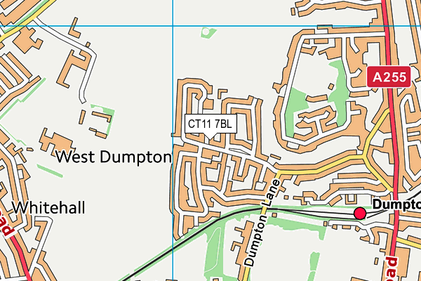 CT11 7BL map - OS VectorMap District (Ordnance Survey)