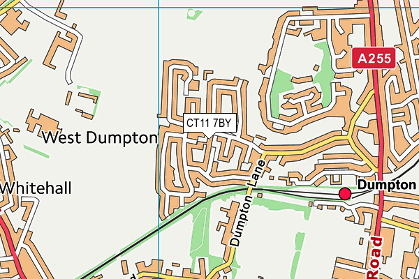 CT11 7BY map - OS VectorMap District (Ordnance Survey)
