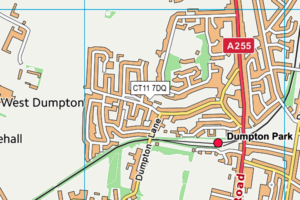 CT11 7DQ map - OS VectorMap District (Ordnance Survey)