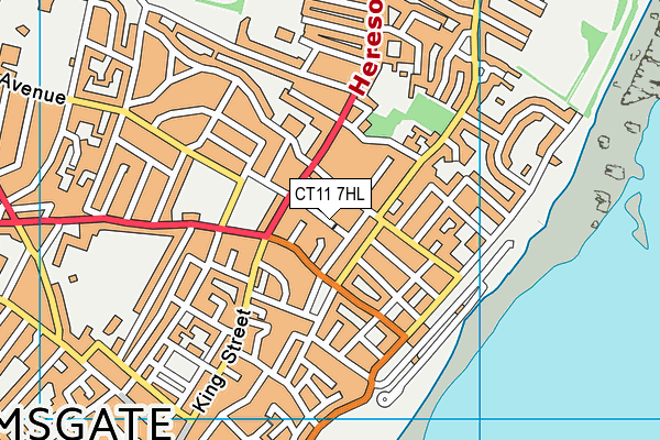 CT11 7HL map - OS VectorMap District (Ordnance Survey)