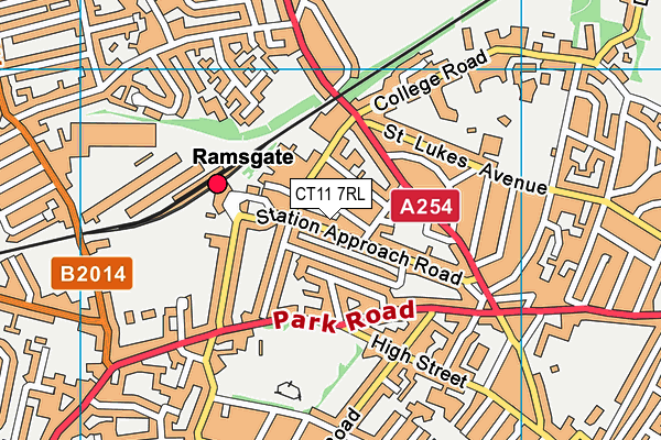 CT11 7RL map - OS VectorMap District (Ordnance Survey)