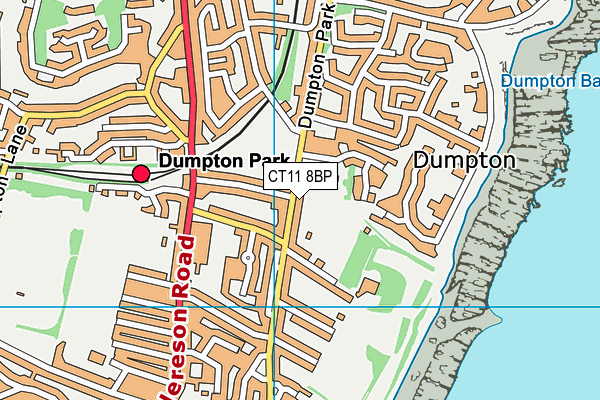 CT11 8BP map - OS VectorMap District (Ordnance Survey)