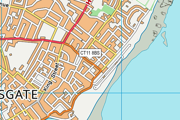 CT11 8BS map - OS VectorMap District (Ordnance Survey)