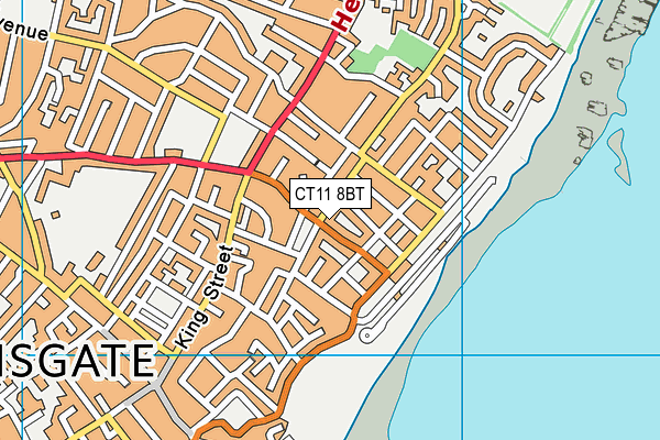 CT11 8BT map - OS VectorMap District (Ordnance Survey)