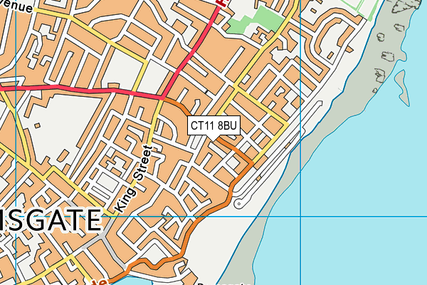 CT11 8BU map - OS VectorMap District (Ordnance Survey)
